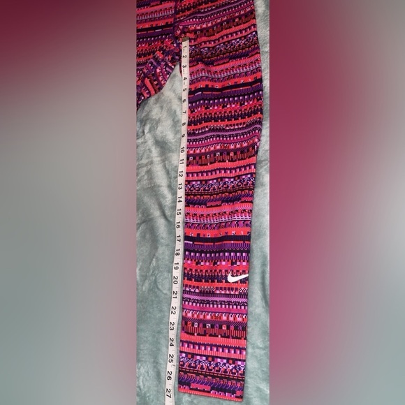 Nike Pro Multicolor Geometric Dri-FIT Leggings Women’s Small - Picture 7 of 11
